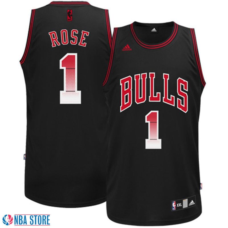 Derrick Rose Black Vibe Swingman Jersey