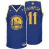 Golden State Warriors 11 Klay Thompson Revolution 30 Swingman Road Jersey