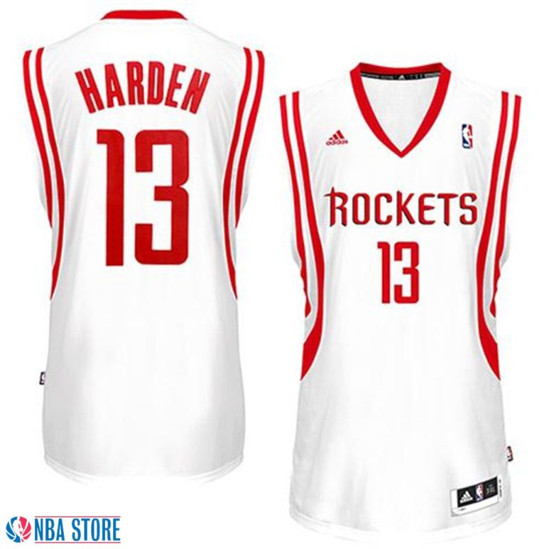 James Harden Houston Rockets Revolution 30 Swingman White Jersey