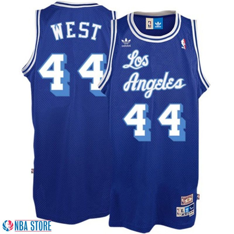 Jerry West Lakers Royal Blue Soul Swingman Throwback Jersey