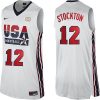 John Stockton White Jersey