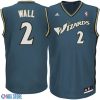 John Wall Washington Wizards Revolution 30 Performance Slate Blue Jersey