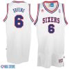 Julius Erving Philadelphia 76ers Soul Swingman Throwback White Jersey