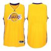 Men Los Angeles Lakers Blank Jersey Gold