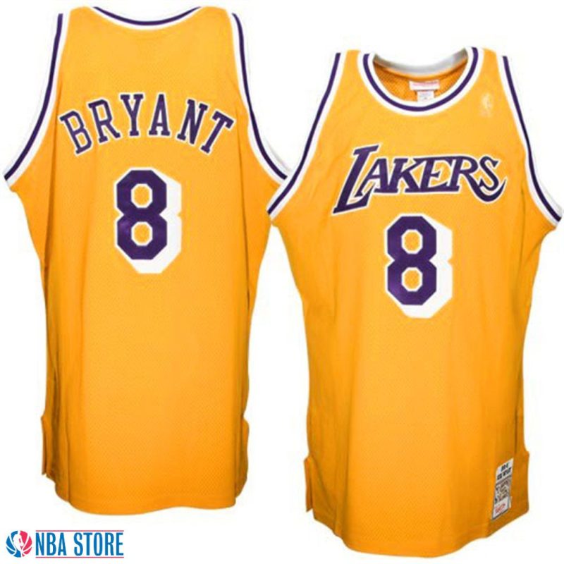 Mitchell & Ness Kobe Bryant LA 1996 1997 Throwback Authentic Gold Jersey