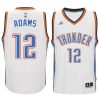 Steven Adams 2016 17 home white jersey