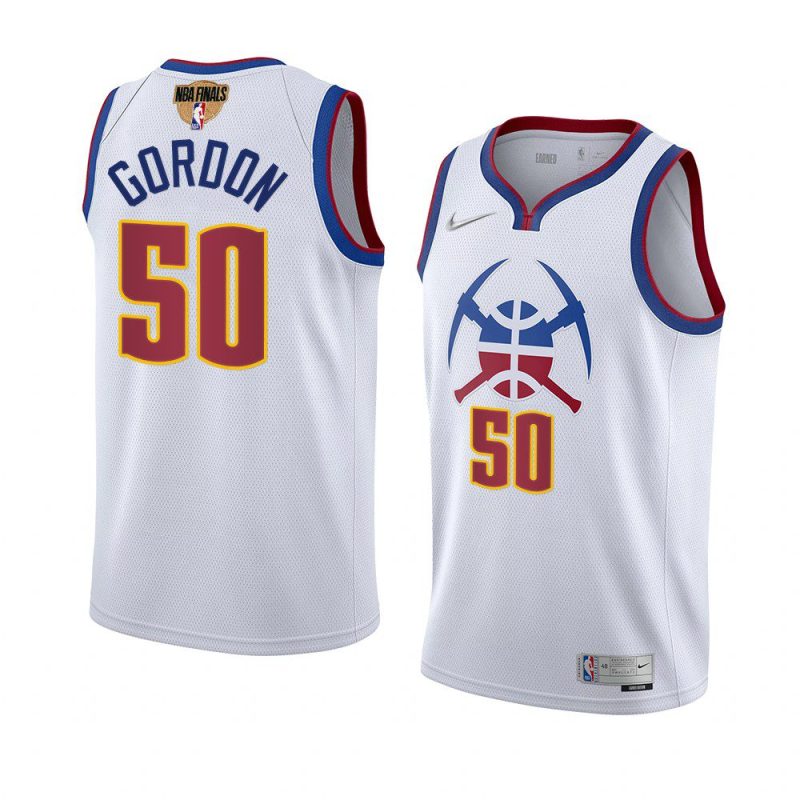 aaron gordon jersey 2021 nba playoffs white