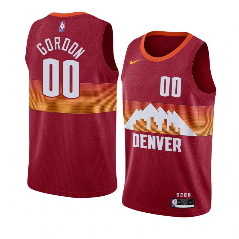 aaron gordon swingman player jersey city edition red