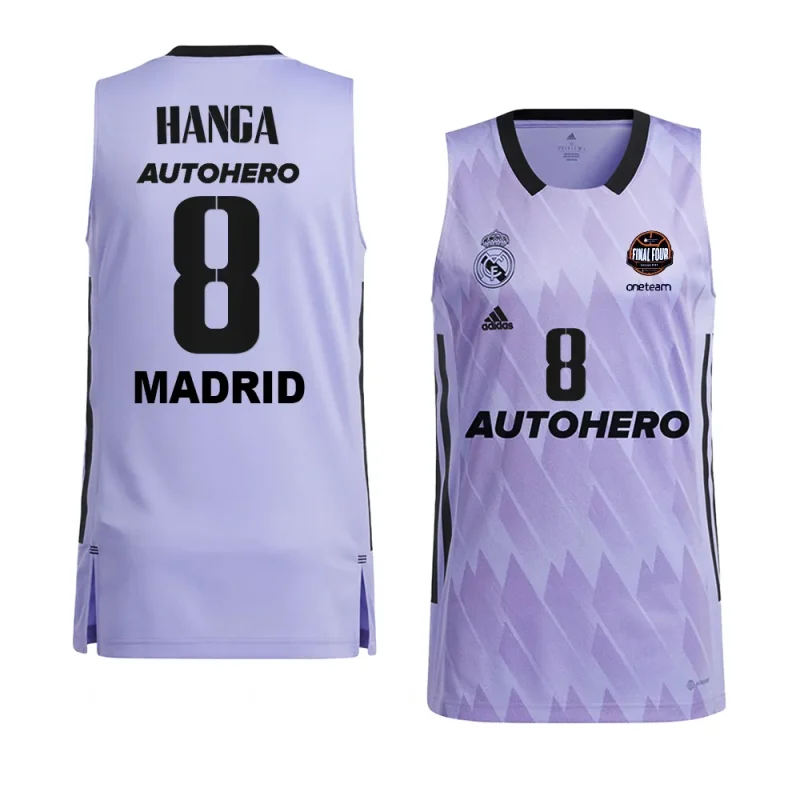 adam hanga real madrid 11th euroleague champions purplejersey purple