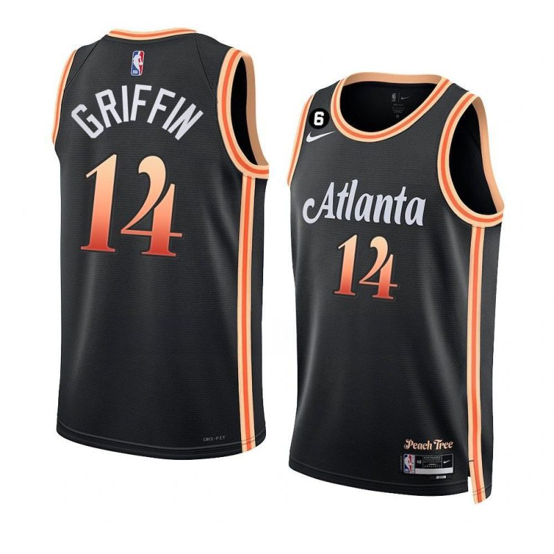 aj griffin hawksjersey 2022 23city edition blackno.6 yythk