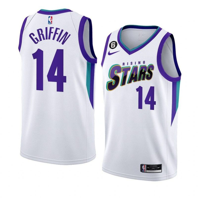 aj griffin jersey 2023 nba rising stars white 1