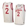 aleem ford throwback replica jersey college basketball white