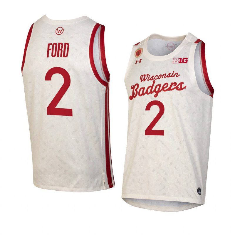 aleem ford throwback replica jersey college basketball white