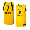 aliyah boston indiana fever 2023 wnba draft yellowjersey yellow