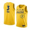 all stars chris paul jersey nba all star game gold