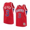 allen iverson hardwood classics swingman jersey mitchell & ness red