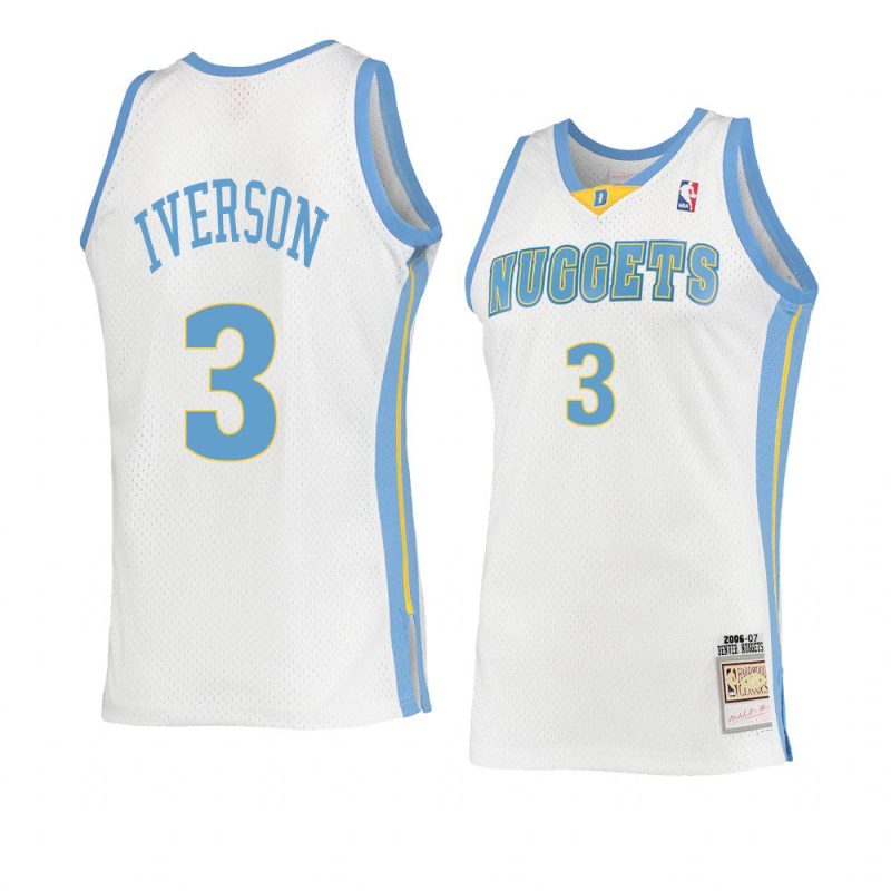 allen iverson jersey hardwood classics white