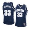 alonzo mourning dri fit swingman jersey vintange navy