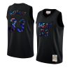 alonzo mourning holographic jersey hardwood classics black