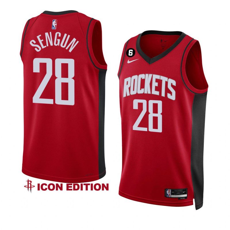 alperen sengun rocketsjersey 2022 23icon edition redno.6 patch