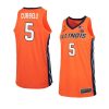 andre curbelo replica jersey basketball orange