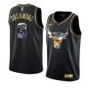 andre drummond bulls golden diamond blackjersey black