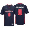 andre drummond navymotor city pride sleeved jersey