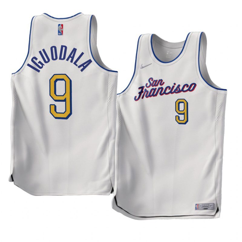 andre iguodala white earned edition jersey