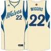 andrew wiggins 2015 christmas day cream jersey