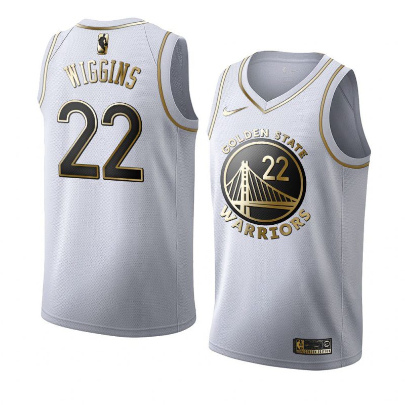 andrew wiggins white golden edition jersey