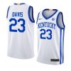 anthony davis alumni basketball jersey home white 2022 23