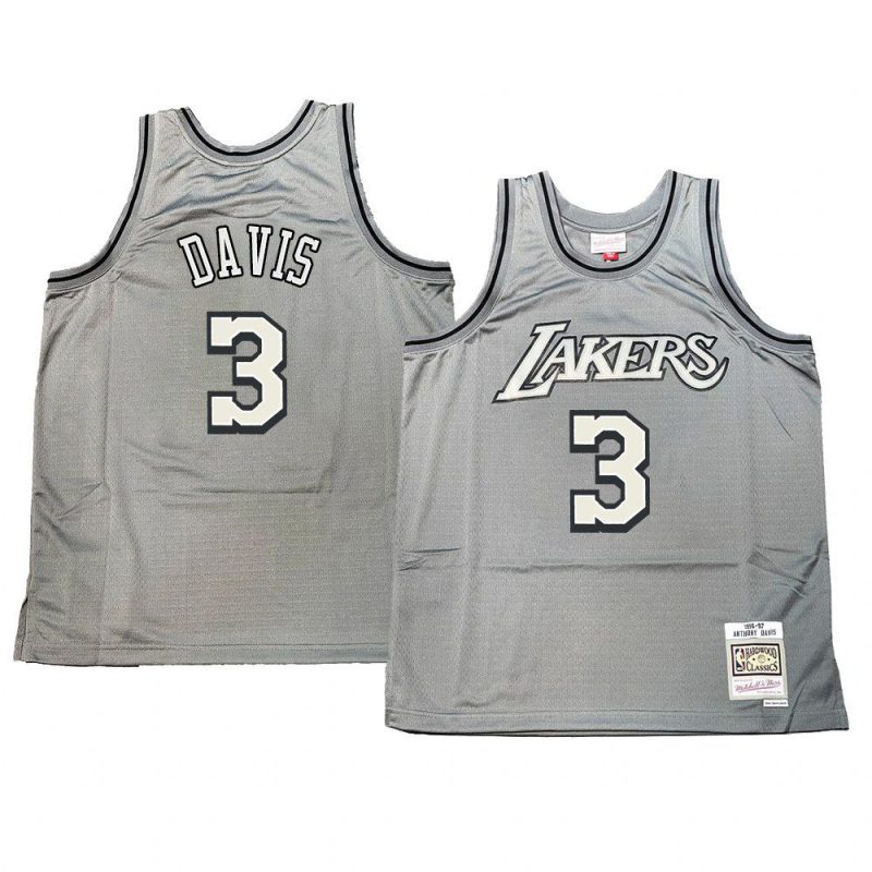 anthony davis gray hardwood classics jersey