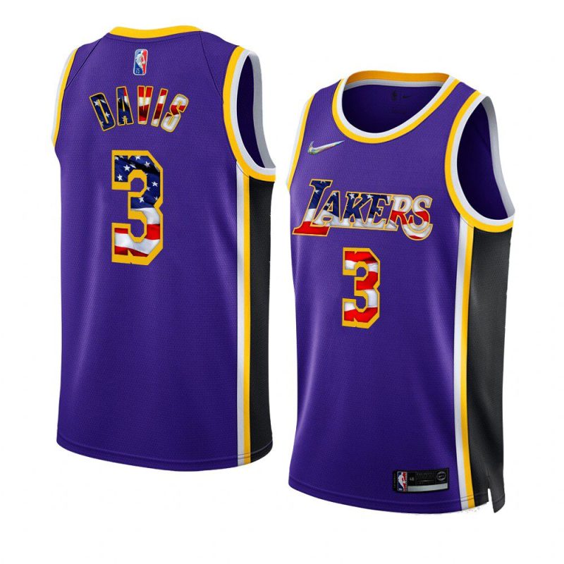 anthony davis jersey 2022 4th of july purple