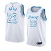 anthony davis jersey city white trade numbers men