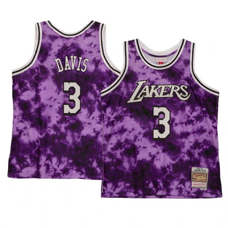 anthony davis jersey galaxy purple