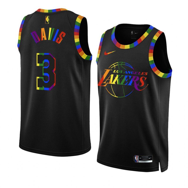 anthony davis special jersey 2022pride night black