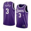 anthony davis throwback 60s jersey city edition purple 2021 22