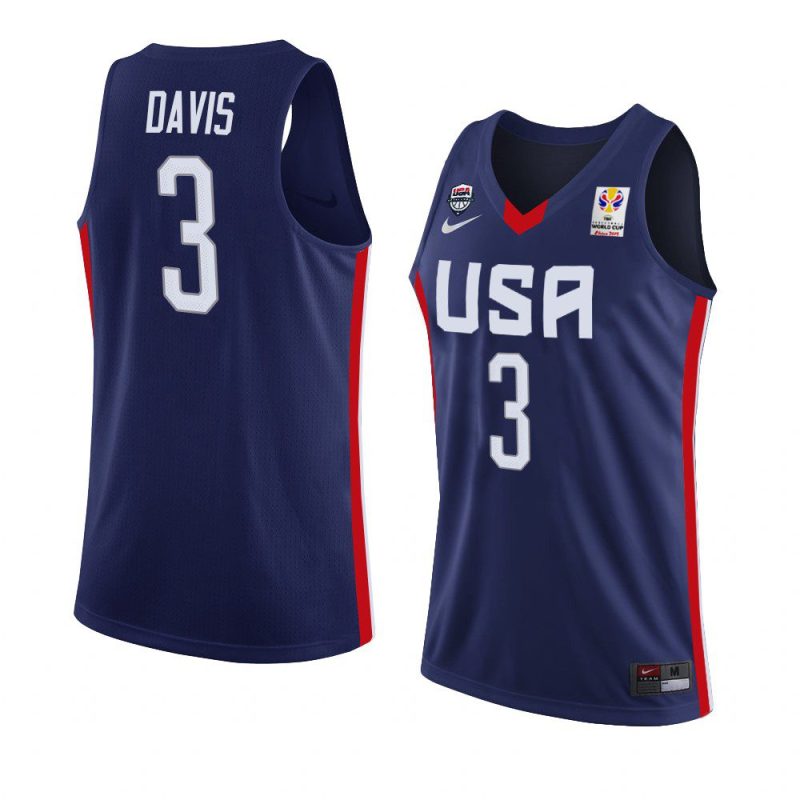 anthony davis world cup jersey blue