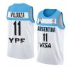 argentina basketball 2023 fiba world cup jose vildoza white home jersey