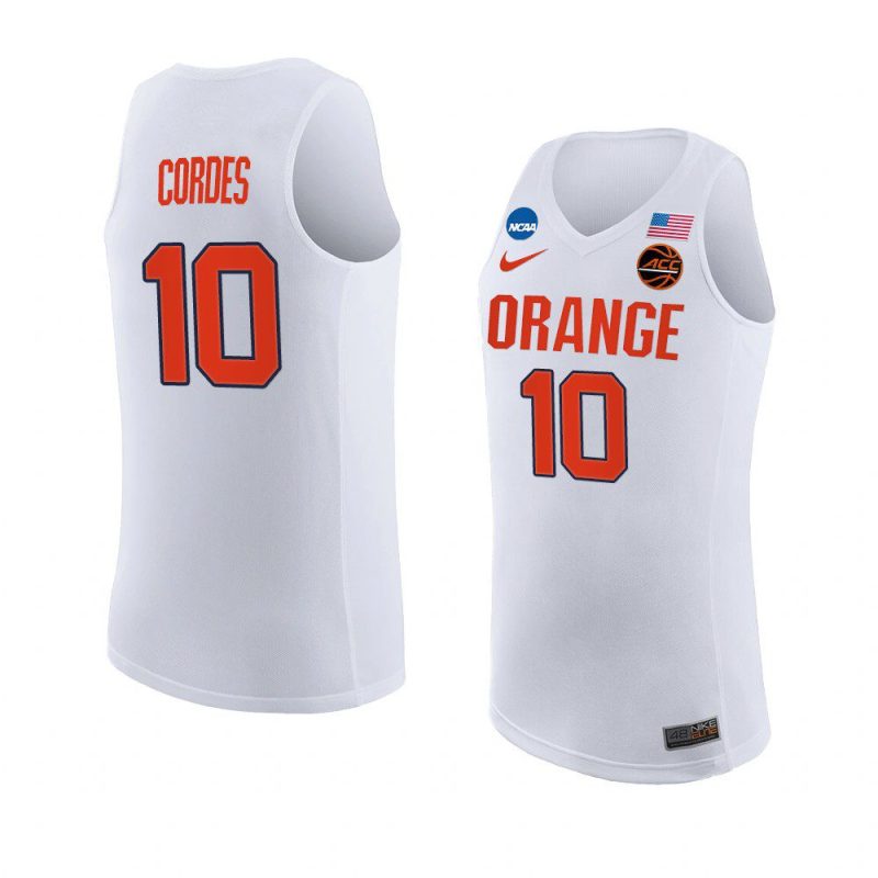 arthur cordes college basketball jersey replica white