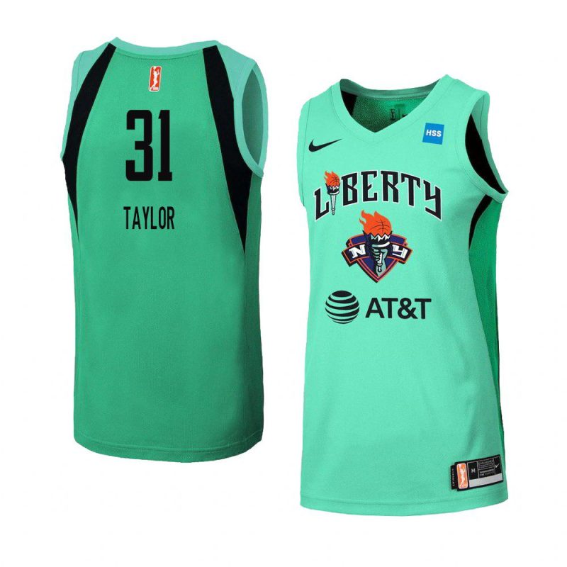 asia taylor women's jersey swingman cyan 2021