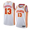 atlanta hawks bogdan bogdanovic white association edition jersey