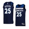 austin rivers timberwolvesjersey 2022 23icon edition navyswingman