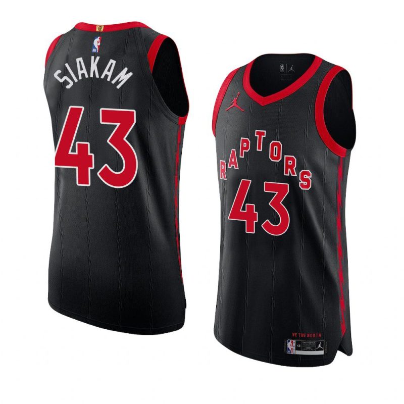 authentic pascal siakam jersey statement black