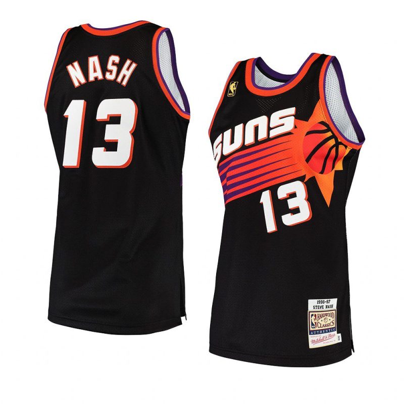 authentic steve nash jersey 1996 hardwood classics black