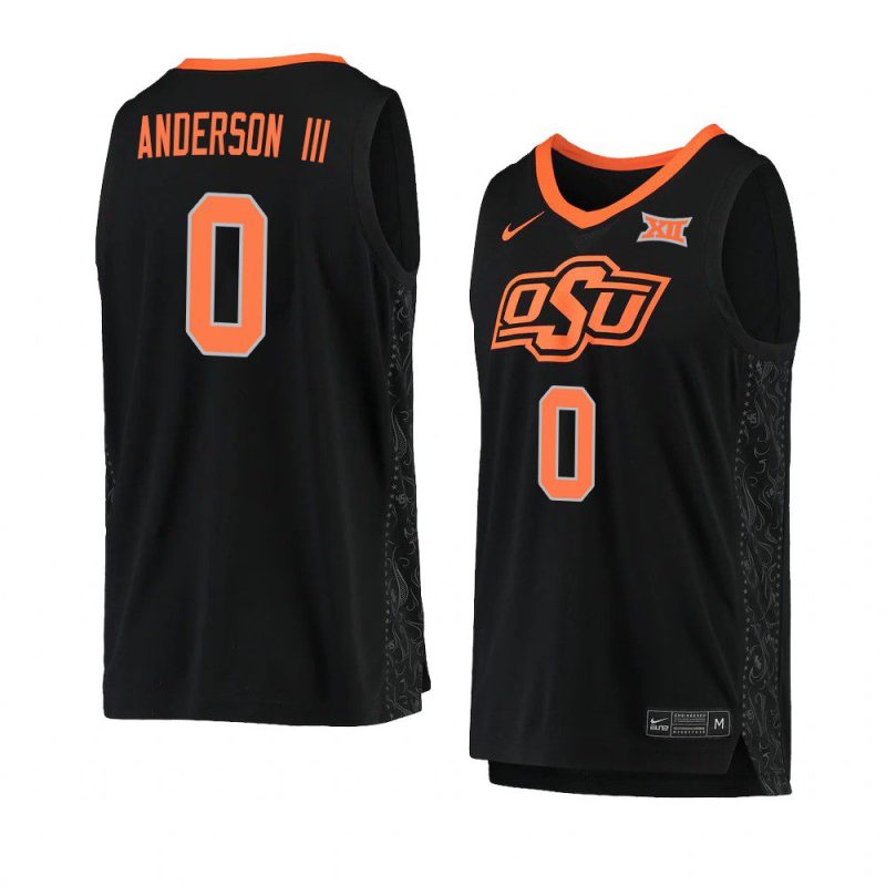 avery anderson iii team replica jersey basketball black