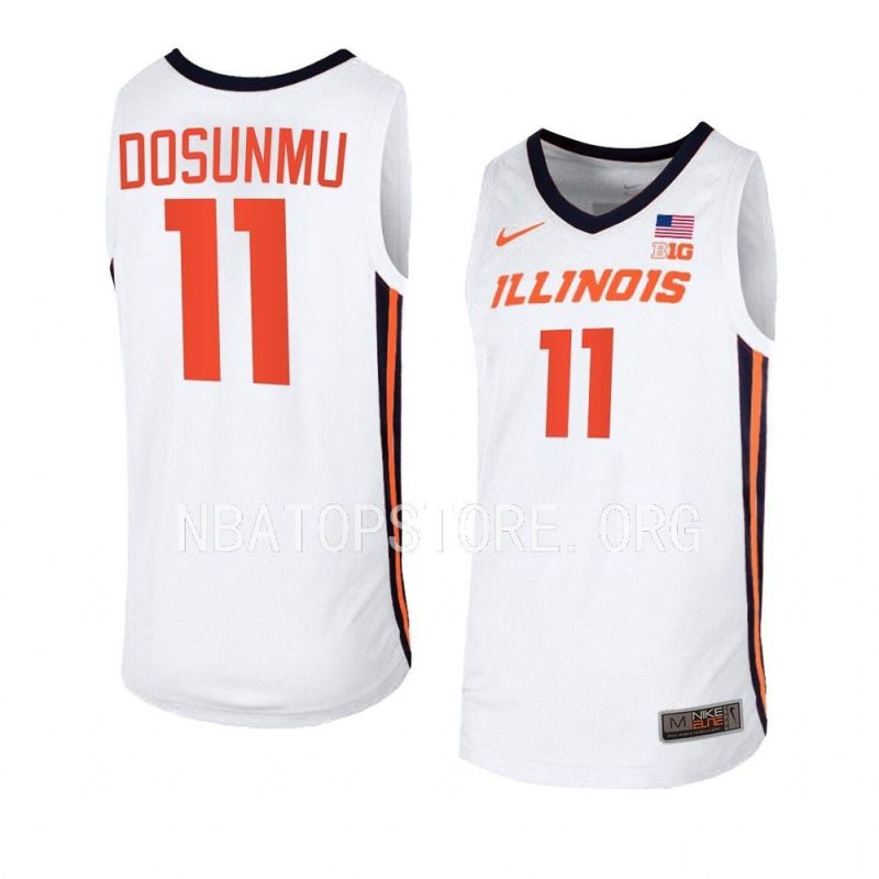 ayo dosunmu basketball jersey home white