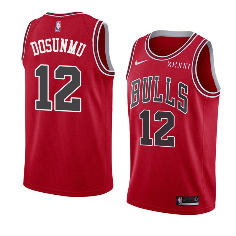 ayo dosunmu jersey icon edition red