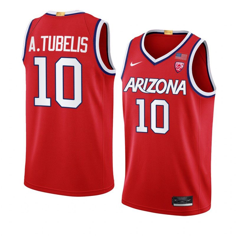 azuolas tubelis jersey college basketball red 2022 23