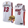 bam adebayo association edition jersey 2023 nba finals white